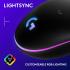 Logitech G203 LIGHTSYNC RGB Wired Gaming Mouse – 8,000 DPI, Rainbow Optical Effect, Black